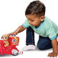 VTech Dash 'n' Deliver Scooter, Teaches Colours, Animals, Numbers, Songs & Melodies, Interactive Buttons for Role-Play Fun, Gift for Ages 12, 18, 24 Months+, English Version - Adenzo Comfies
