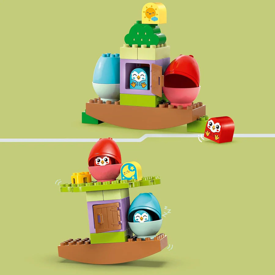 LEGO® DUPLO® Balancing & Stacking Tree [10440] – 27‑Piece Preschool Nature Playset with Owls, Eggs & Tree House, Ages 18M+