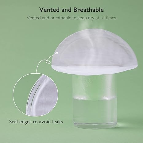 Momcozy Bamboo Fiber Disposable Nursing Pads – 100% Natural & Biodegradable, Ultra-Absorbent Leak-Proof Breast Pads for Breastfeeding Moms