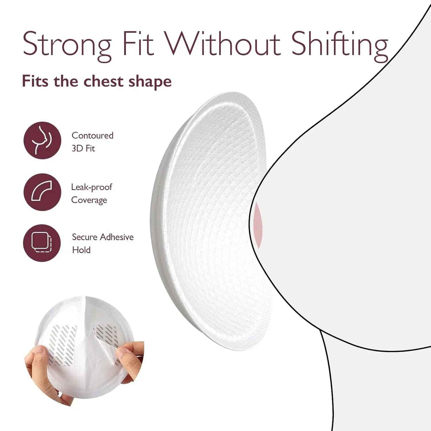 Momcozy Ultra - Thin Disposable Nursing Pads – Ultra - Absorbent, Breathable & Leak - Proof Breast Pads for Breastfeeding Moms, Individually Wrapped, 60 Count - Adenzo Comfies