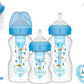 Dr Brown's DRBPLUS-WB03601 Options+ Anti-Colic Baby Bottles Gift Set, Pink/blue