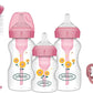 Dr Brown's DRBPLUS-WB03601 Options+ Anti-Colic Baby Bottles Gift Set, Pink/blue