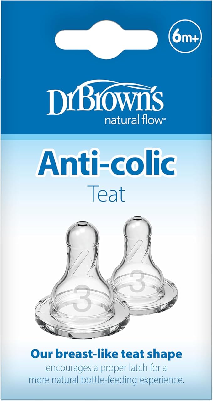 Dr. Brown'sOptions – Narrow Mouth Teat +6 Month Transparent