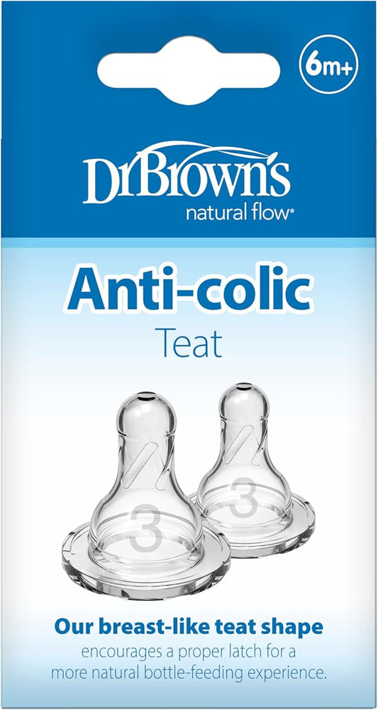 Dr. Brown'sOptions – Narrow Mouth Teat +6 Month Transparent