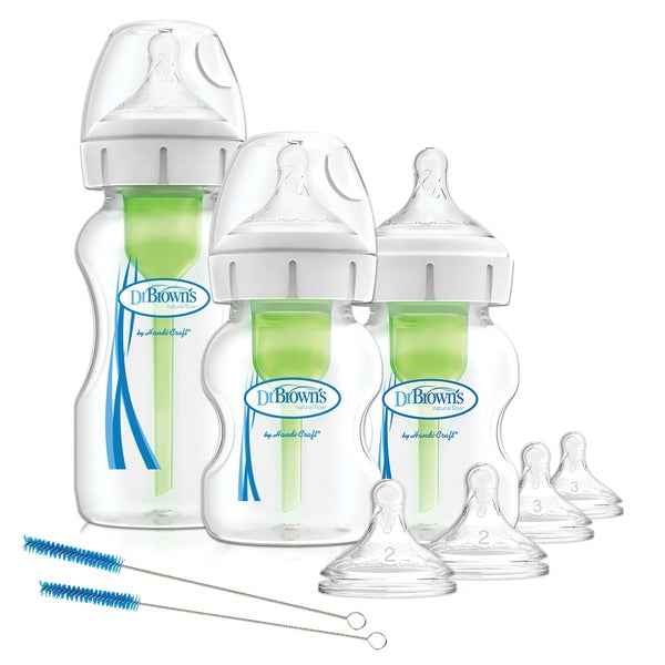 Dr. Brown’s Deluxe Starter Kit – Options+ Anti‑Colic Bottles & Accessories