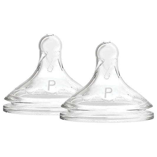 Dr. Brown’s Options+ Silicone Breast-Like Teats – 2-Pack, Extra-Slow Flow, Preemie/Newborn, BPA-Free - Adenzo Comfies