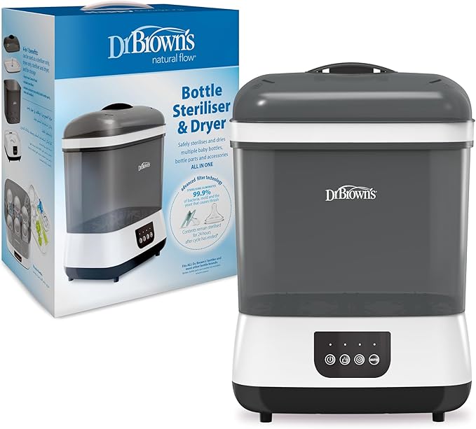 Dr. Brown's All-in-One Steriliser and Dryer for Baby Bottles, Parts & Other Newborn Essentials