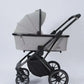 Burbay E77 3 - in - 1 Baby Travel System Stroller with Infant Car Seat & Bassinet – Foldable, Adjustable, All - Terrain Wheels - Adenzo Comfies