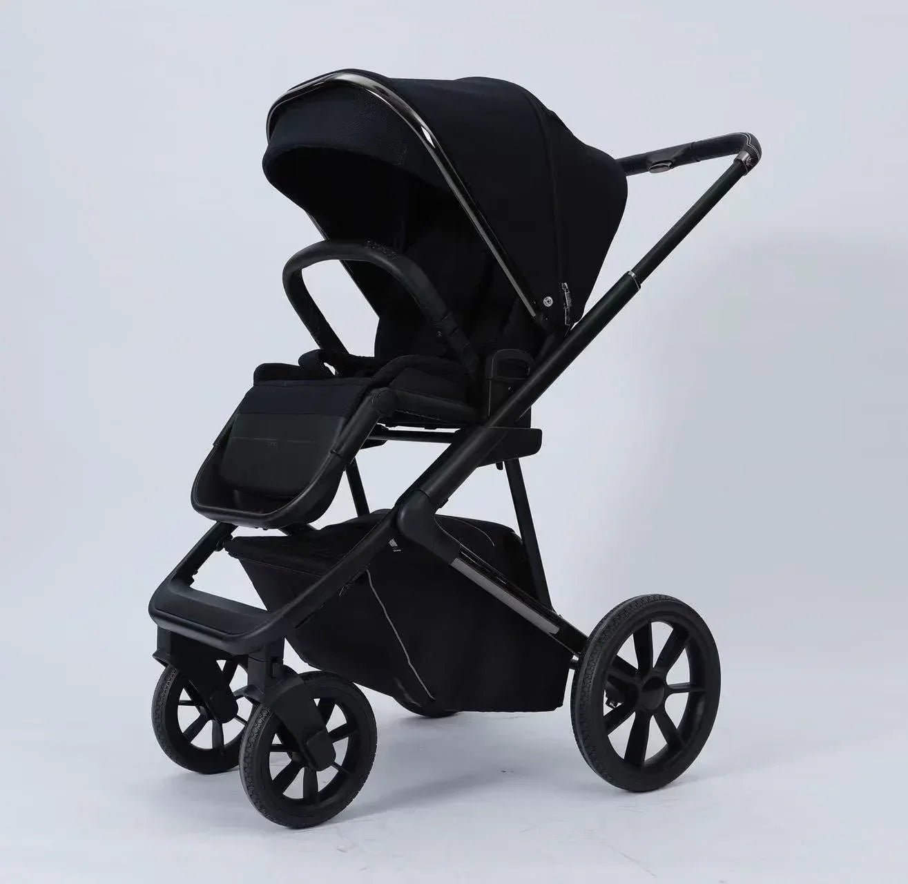 Burbay E77 3 - in - 1 Baby Travel System Stroller with Infant Car Seat & Bassinet – Foldable, Adjustable, All - Terrain Wheels - Adenzo Comfies