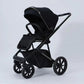 2 in 1 Foldable Burbay E80 Stroller & Bassinet, Travel System with Pushchair, Bassinet, Stroller, Storage Basket, and a Handbag, 0 - 36 Months - Adenzo Comfies