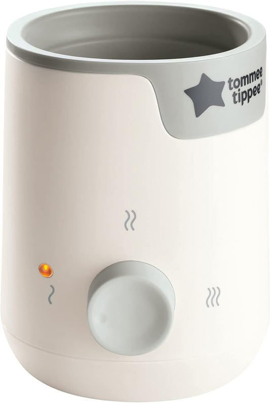 Tommee Tippee Easiwarm Bottle Warmer Warms Breast Milk to Body Temperature in 4 Minutes, with Automatic Timer and One-Dial- White