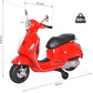 Kids Electric Ride On Scooter Motorcycle 6V with Lights - Red. - Adenzo Comfies