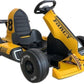 Electric Kids E - Gokart F1 – 12V Battery Ride - On Car with 2 Motors, MP3 Player, Yellow Racing Design for Children - Adenzo Comfies