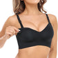 Momcozy Seamless Nursing Bra – Ultra-Soft Wireless Maternity & Breastfeeding Bralette with Pads, Easy-Access Clasp, Pump-Friendly & Comfortable