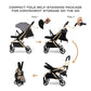 Neobreez OCTA 360° Rotating Seat Baby Toddler Stroller One-Hand Fold,Waterproof UPF 50+ Canopy,Phone Holder,Cup Holder,Toy Strap,Reflective Stickers, Gift &String Bag,0-4 Years,22kg.