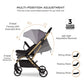 Neobreez OCTA 360° Rotating Seat Baby Toddler Stroller One-Hand Fold,Waterproof UPF 50+ Canopy,Phone Holder,Cup Holder,Toy Strap,Reflective Stickers, Gift &String Bag,0-4 Years,22kg.