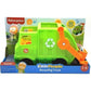 Fisher‑Price Little People® Recycling Garbage Truck Toy [GWD29] – Push‑Along Musical Vehicle with Loader, Play Pieces & Sanitation Worker Figure, Ages 1‑5
