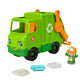 Fisher‑Price Little People® Recycling Garbage Truck Toy [GWD29] – Push‑Along Musical Vehicle with Loader, Play Pieces & Sanitation Worker Figure, Ages 1‑5