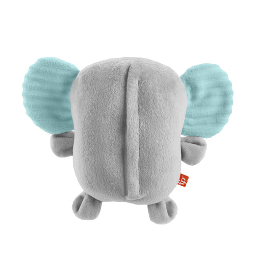Fisher‑Price Calming Vibes Elephant Soother [HML65] – Plush Baby Toy Sound Machine with Music, Vibrations & Satiny Ears, Newborn+