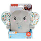 Fisher‑Price Calming Vibes Elephant Soother [HML65] – Plush Baby Toy Sound Machine with Music, Vibrations & Satiny Ears, Newborn+