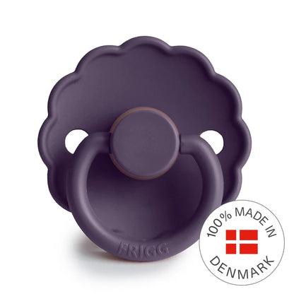 FRIGG Daisy Round Latex Pacifier – Violet Dream (Size 1 & Size 2)