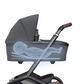 Maxi-Cosi Fame Stroller with Bassinet, Close2Me Adjustable Bassinet, LumiRide System, SlideTech Travel System, ClimaFlow Seat, 0-4 Years, Twillic Black