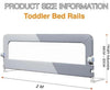 Foldable Toddler Bed Rail Guard with Adjustable Height | Baby Safety Bed Fence for Twin, Full, Queen & King Beds - Adenzo Comfies