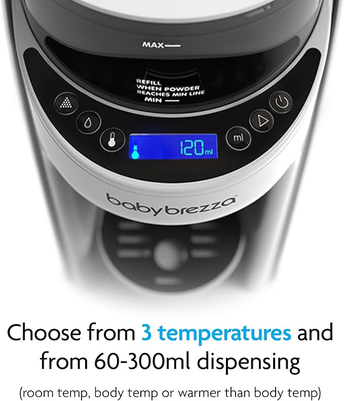Baby Brezza Formula Pro Advanced | Instant and Automatic Baby Bottle Maker | Mix and Heat Formula at The Push of a Button (White)