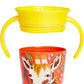 Munchkin Miracle 360° WildLove Trainer Cup| 6 oz/177 ml |Spill-Proof| BPA-Free Toddler Cup with 360° Drinking Edge - Eco-Friendly Packaging |Giraffe