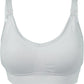 OKUS Full Cup Maternity & Nursing Bra - Non Wired Removable Breathable Pads - Wireless Clip Down Breastfeeding Bra - Adjustable Shoulder Straps Bra - Easy One Hand Opening Buckles