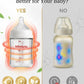 Minitutu Premium Newborn Baby Glass Feeding Bottle – 0m+ Anti-Colic, Heat-Resistant, BPA-Free, Easy-to-Clean Nursing Bottle for Safe Infant Feeding - Adenzo Comfies
