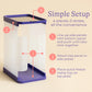Lansinoh Breastmilk Bags Storage Container – Organizer with Quick‑Freeze Tray + 5 Bonus Bags