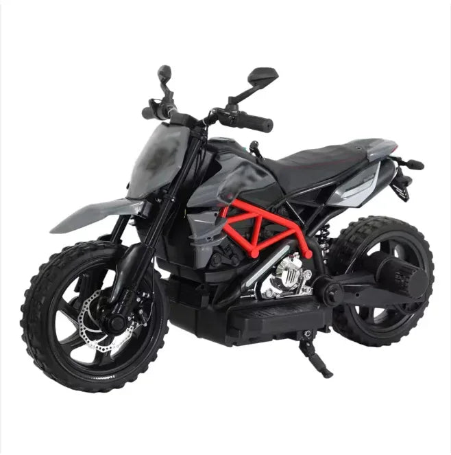 Children's Electric Motorcycle with Lights and Music Plastic Metal Construction Indoor/Outdoor Use Remote Control Toy Car - Adenzo Comfies