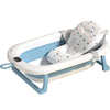 Collapsible Baby Bathtub for Infants & Toddlers 0–36 Months – Foldable Space - Saving Tub with Cushioned Support, Safety Belts & Non - Slip Base - Adenzo Comfies