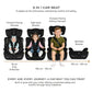 Neobreez I - ELEK Universal Baby/Kids/Child/Toddler Safety 3 - In - 1 Car Seat,I - Size,ECER129,High Back Booster Car Seat,9 - 36 Kg,9m - 12Yrs,Group 1/2/3 - Adenzo Comfies