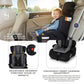 Neobreez I - ELEK Universal Baby/Kids/Child/Toddler Safety 3 - In - 1 Car Seat,I - Size,ECER129,High Back Booster Car Seat,9 - 36 Kg,9m - 12Yrs,Group 1/2/3 - Adenzo Comfies