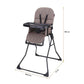 Neobreez CRIS Ultra Compact Lightweight Foldable Baby High Chair | Quick and Easy Fold| Removable and Adjustable Foot Tray| 5-point Safety Harness | Toddler Feeding Chair Portable For Travel(5kg). - Adenzo Comfies