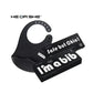 HE OR SHE Infant Bib – Lightweight, Easy‑Clean, Comfortable Fit for Boys and Girls - Adenzo Comfies