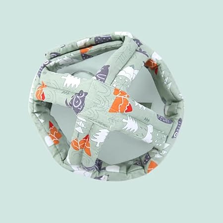 Baby Safety Helmet for Infants 6–15 Months – Soft Cotton Head Protector, Adjustable Anti - Collision Cap for Crawling, Sitting & Walking - Adenzo Comfies