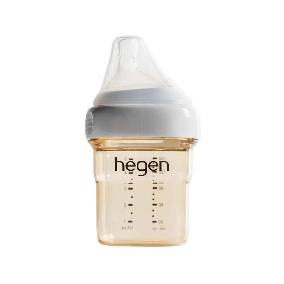Hegen - PCTO Feeding Bottle 150ml PPSU With Slow Flow Teat 1-3M - White