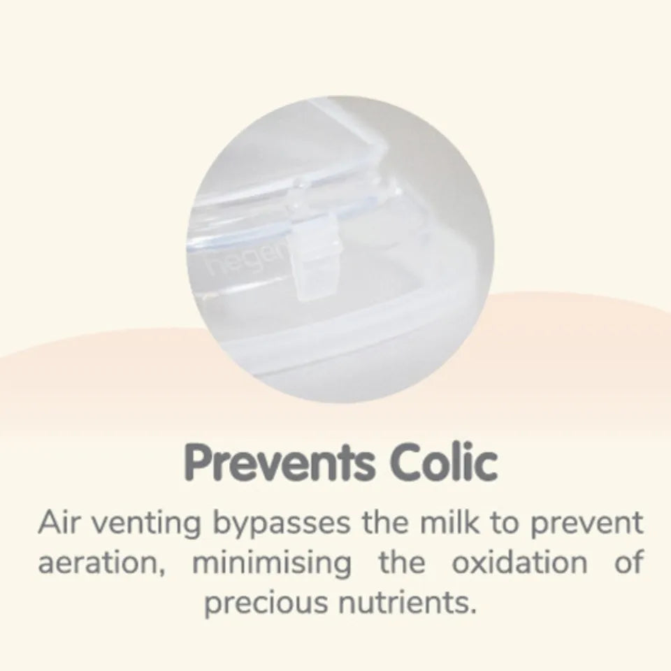Hegen - PCTO Feeding Bottle 150ml PPSU With Slow Flow Teat 1-3M - White