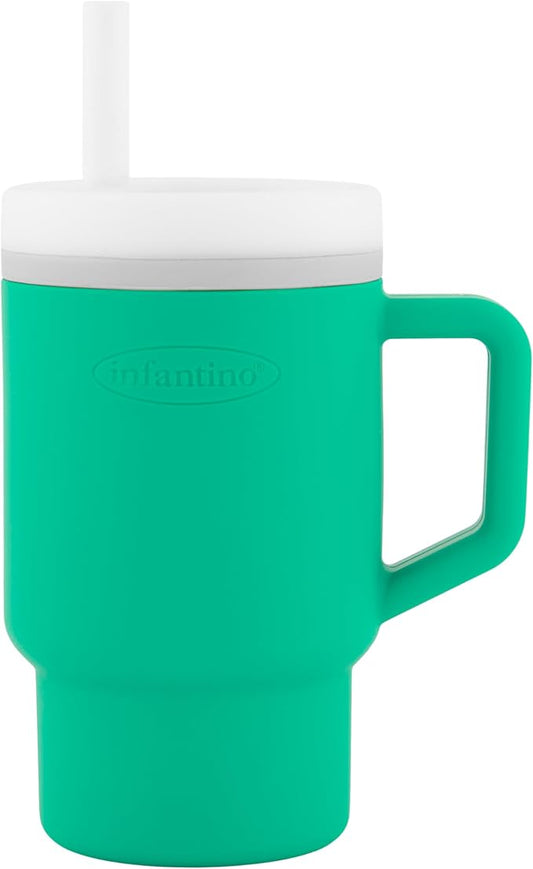 Infantino My 1st Tumbler – Alpine, 9oz, BPA‑Free Silicone - Adenzo Comfies