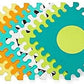 Infantino Soft EVA Foam Puzzle Mat — Baby Play Floor Tiles, Suitable from Birth, Cushioned Tummy Time & Play Area, Easy - to - Clean Surface - Adenzo Comfies