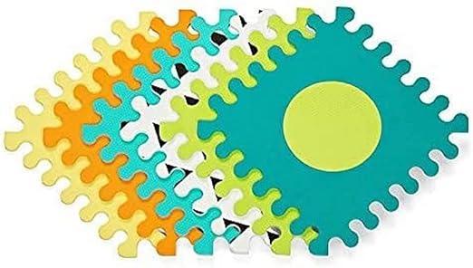 Infantino Soft EVA Foam Puzzle Mat — Baby Play Floor Tiles, Suitable from Birth, Cushioned Tummy Time & Play Area, Easy - to - Clean Surface - Adenzo Comfies