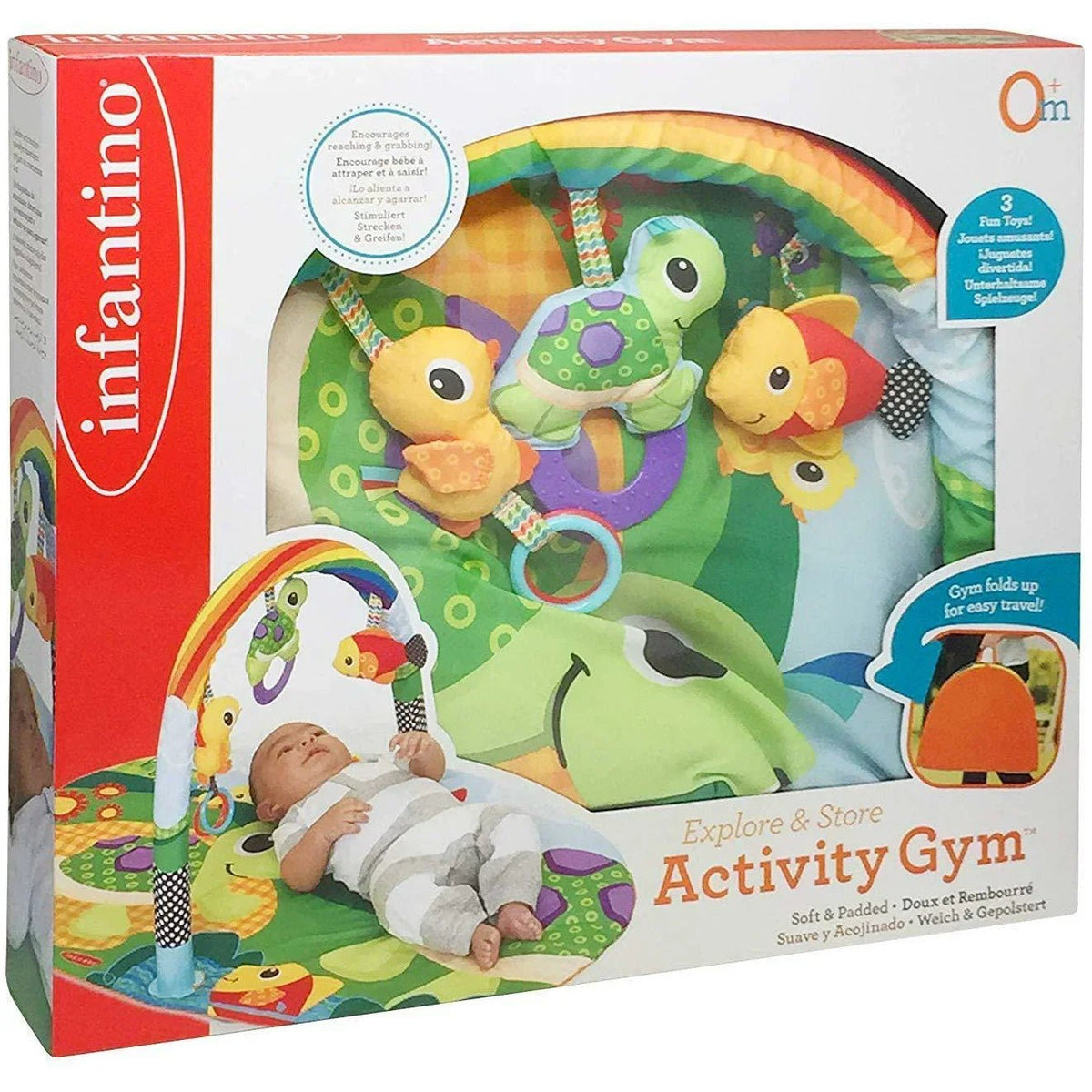 Infantino Activity Gym Explore & Store – Jungle. - Adenzo Comfies