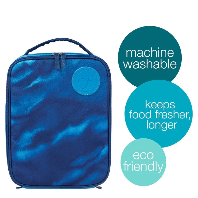 B.box Flexi Insulated Lunch Bag | Fits Large Lunchbox & Snackbox | Machine Washable, Eco-Friendly, Leak-Resistant Kids Lunch Bag