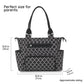 JJ Cole Parker - Style Maternal Diaper Bag Backpack, Large Capacity Black Mommy Bag for Baby Essentials - Adenzo Comfies