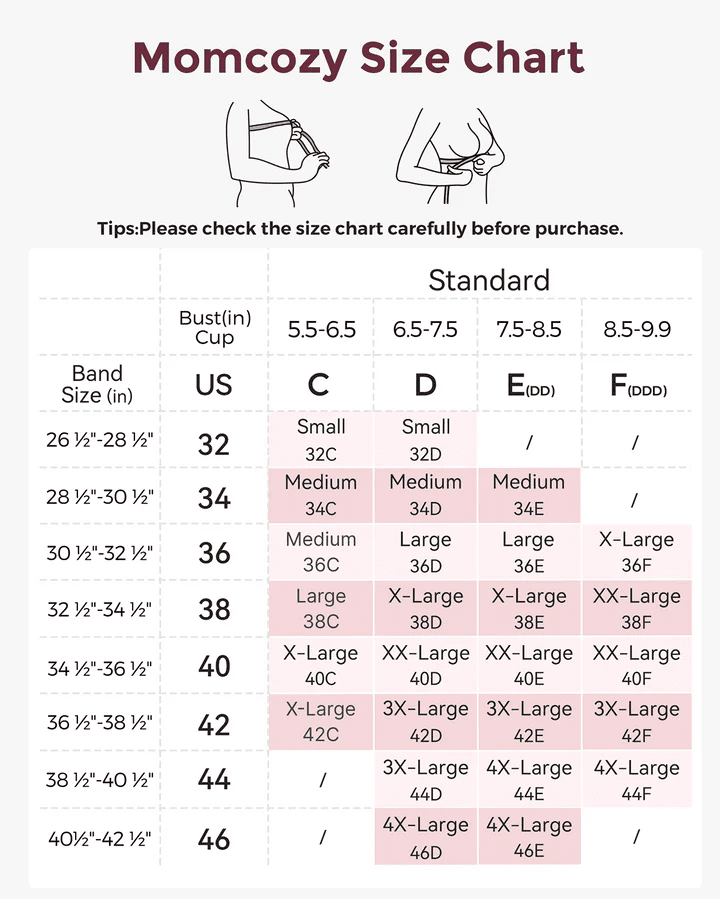 Momcozy Nursing Bras Seamless Wireless Classic Jelly Strip Support Breastfeeding Maternity Bra - Adenzo Comfies