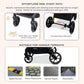 Neobreez VENTO All Terrain Stroller High Landscape Stroller One Hand Fold Travel and Adventure Buggy Stroller Outdoor Stroller, UV&Waterproof Canopy, Bag, Phone&Cup Holder&Toy Strap, LED lights,0-4yrs,22kg.