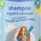 Childs Farm | Kids Coco-Nourish Shampoo 250ml | Organic Coconut | Dry, Curly & Coily Hair | Detangles & Nourishes | Suitable for Dry, Sensitive & Eczema-prone Skin & Scalp
